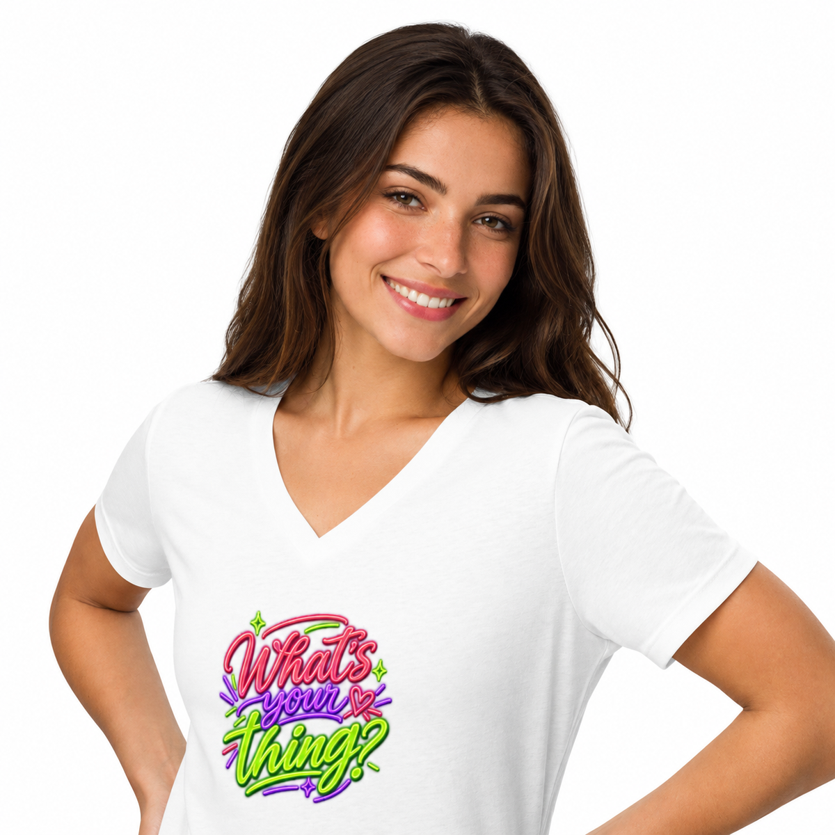Just MY What's Your Thing V-neck Tee
