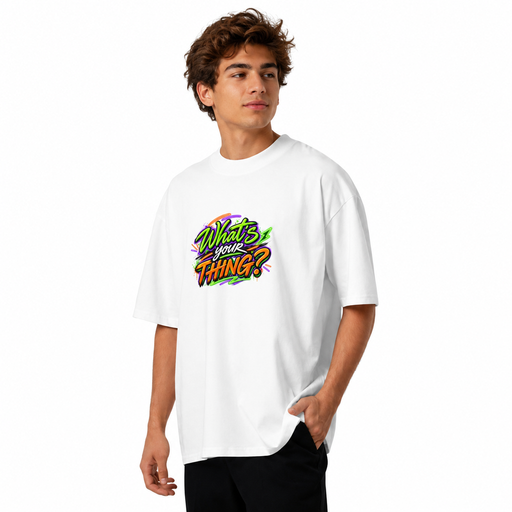 Just MY What's Your Thing Oversized High Neck Tee