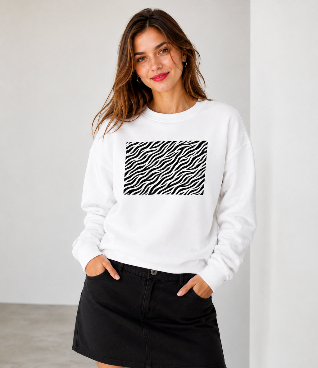 Just MY Zebra Sweatshirt
