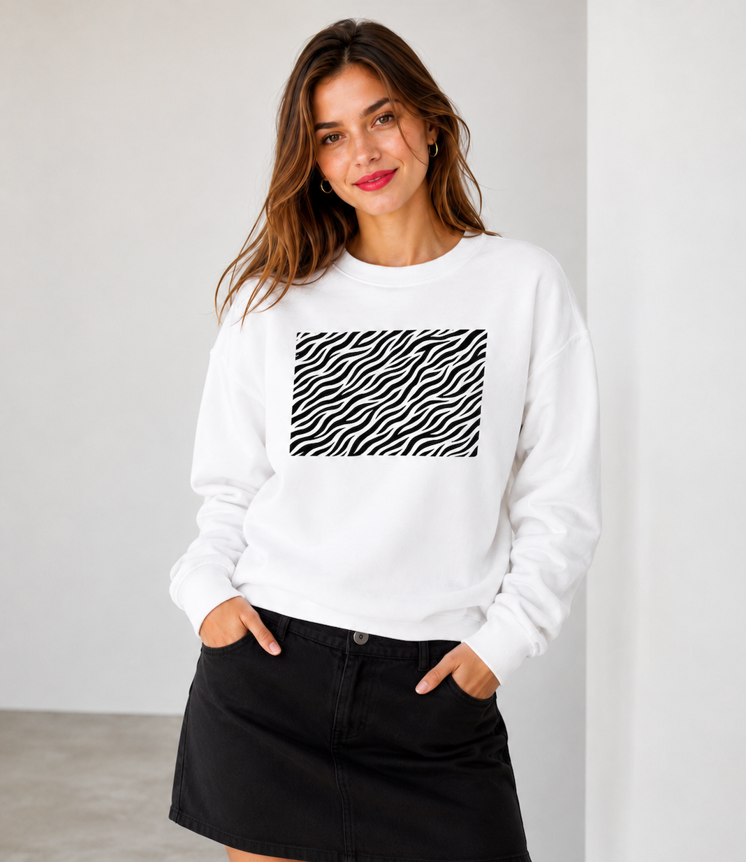 Just MY Zebra Sweatshirt