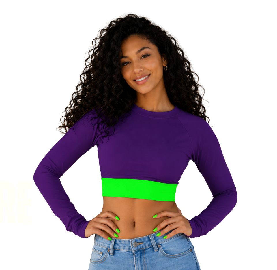 Just MY Things Long-sleeve Crop Top